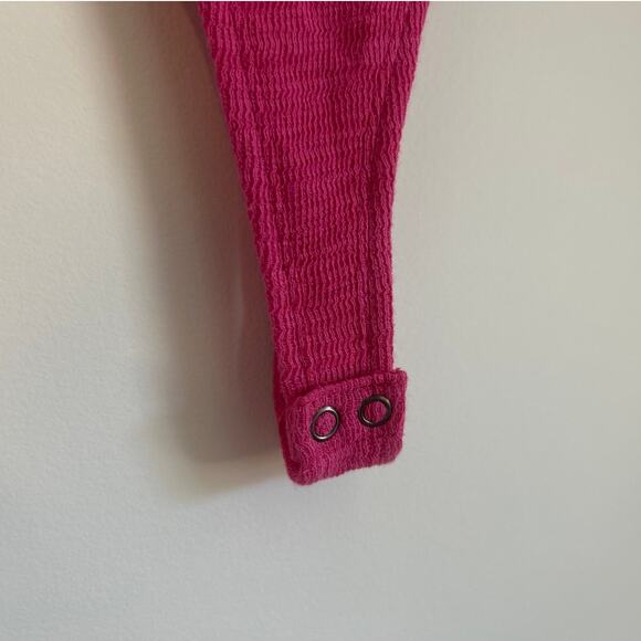 NWT n:PHILANTHROPY Irene Cut‑Out Thong Bodysuit – Pink – Women’s Large - Picture 4 of 8